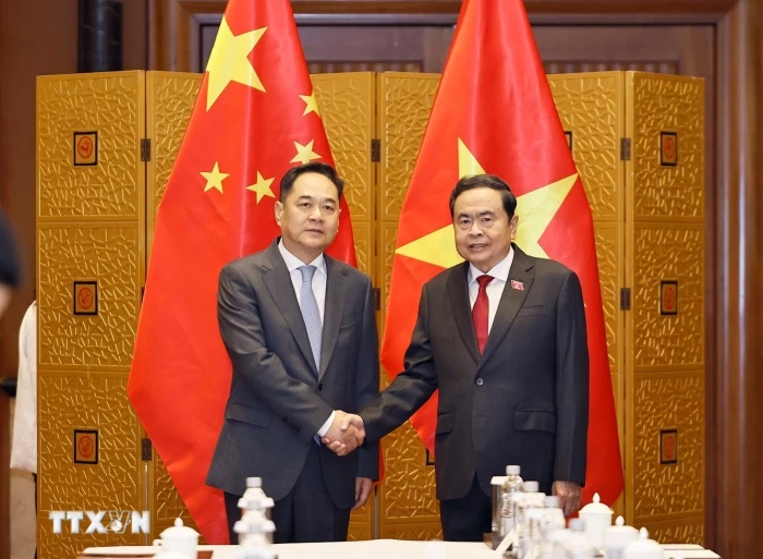 Chủ tịch Quốc hội Trần Thanh Mẫn tiếp các nhân sỹ hữu nghị Trung Quốc