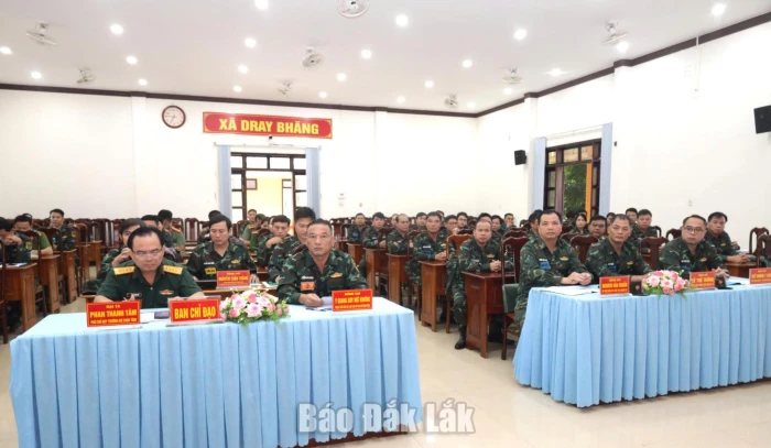Diễn tập chiến đấu phòng thủ xã Dray Bhăng