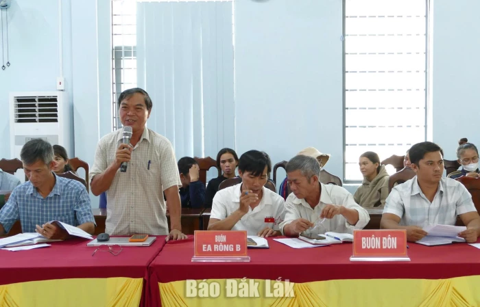 Buôn Đôn công khai phương án hỗ trợ đất ở cho người nghèo