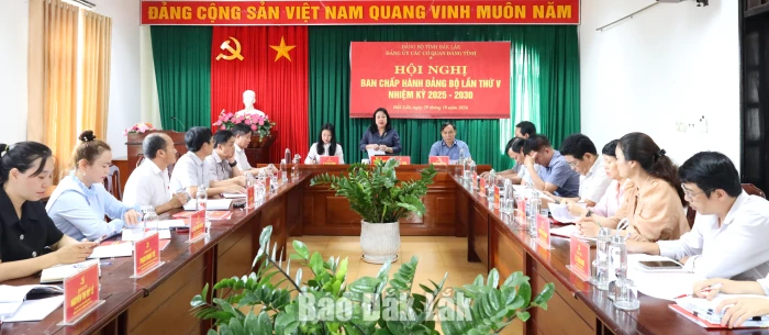 Đảng ủy Các cơ quan Đảng tỉnh: Tập trung lãnh đạo, chỉ đạo, hoàn thành thắng lợi nhiệm vụ năm 2026