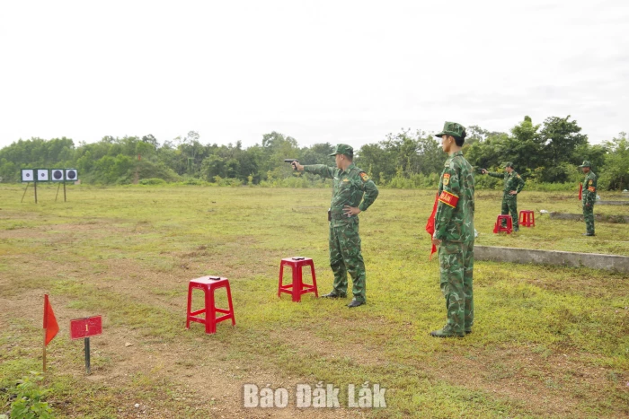 Bộ đội Biên phòng thi phó đồn trưởng nghiệp vụ giỏi