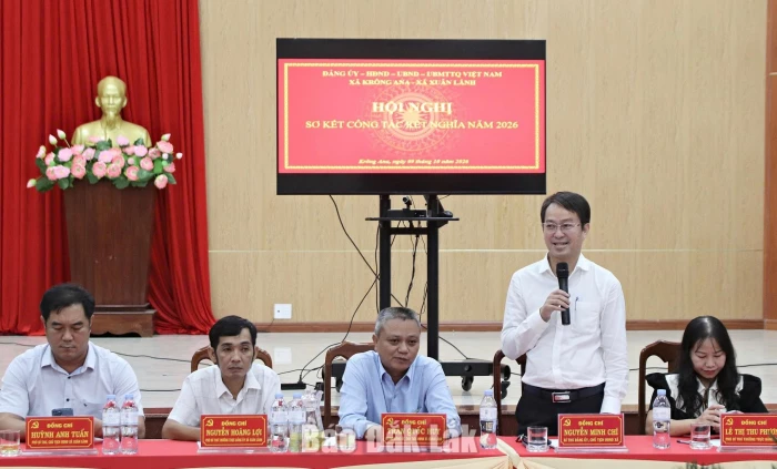 Nâng cao hiệu quả công tác kết nghĩa giữa Krông Ana và Xuân Lãnh