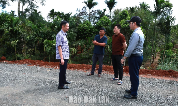 Phường Tân An đôn đốc tiến độ các công trình giao thông