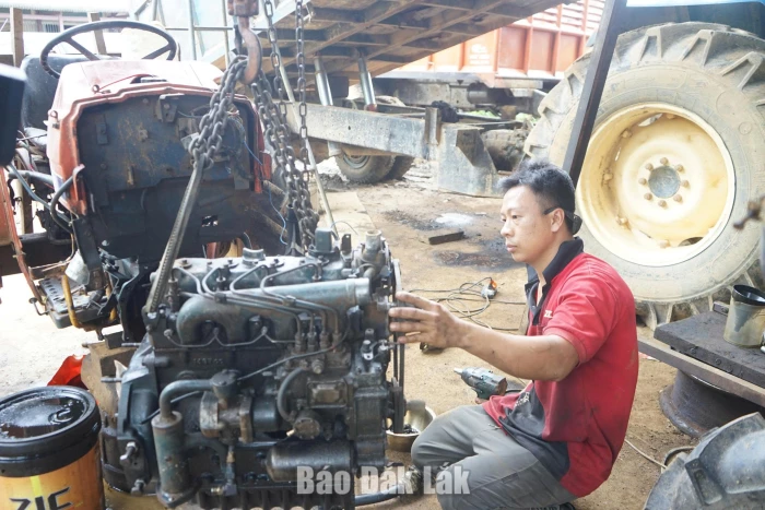 Thanh niên Ea Riêng học nghề để lập nghiệp
