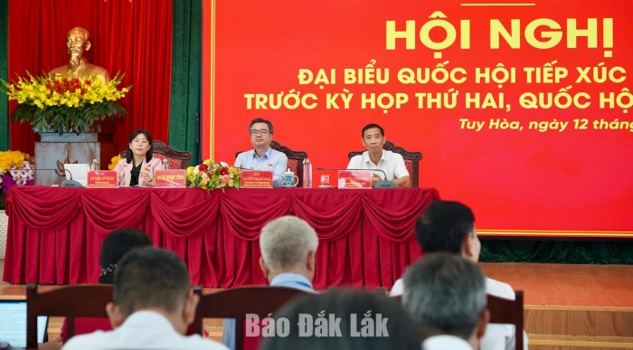 Trưởng Ban Chính sách, Chiến lược Trung ương Nguyễn Thanh Nghị tiếp xúc cử tri tại các xã, phường phía Đông tỉnh