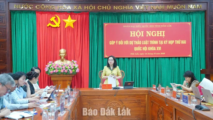 Đoàn ĐBQH tỉnh lấy ý kiến góp ý đối với 8 dự thảo Luật 