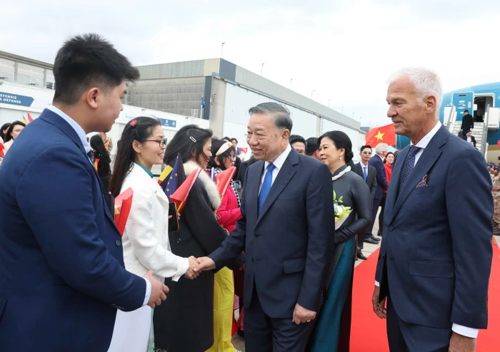 Tổng Bí thư, Chủ tịch nước Tô Lâm bắt đầu thăm chính thức Liên minh châu Âu và Vương quốc Bỉ