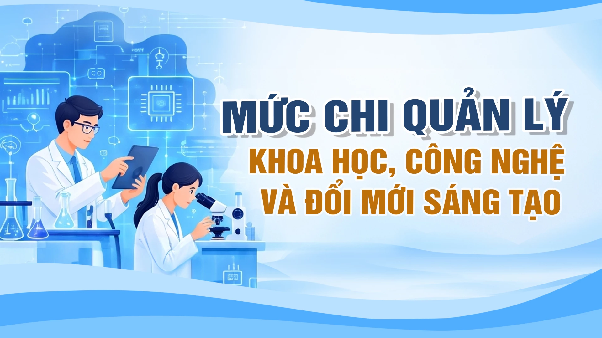 (Infographic) Mức chi quản lý hoạt động khoa học, công nghệ và đổi mới sáng tạo