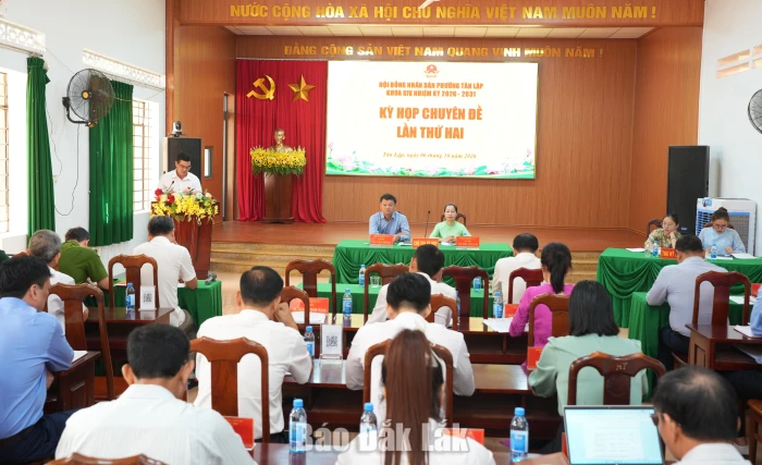 HĐND phường Tân Lập thông qua 3 nghị quyết quan trọng