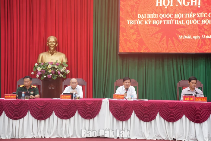 Cử tri các xã M’Đrắk, Ea Riêng, Ea Păl kiến nghị tháo gỡ vướng mắc về đất đai, hỗ trợ phát triển sản xuất