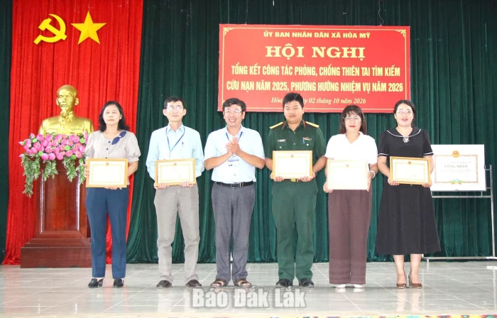 Xã Hòa Mỹ triển khai công tác phòng, chống thiên tai năm 2026