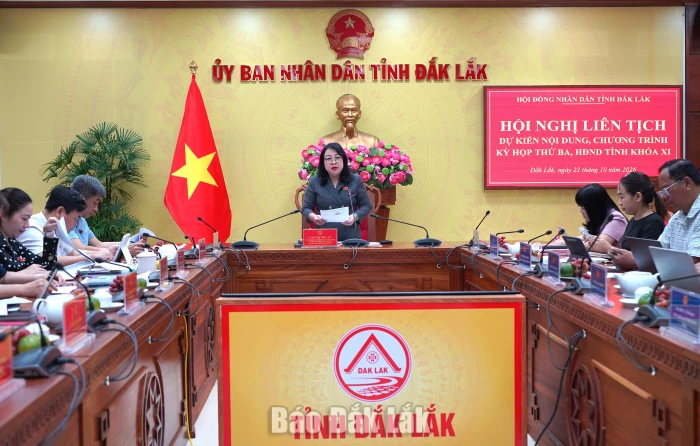 Thường trực HĐND tỉnh họp liên tịch chuẩn bị Kỳ họp thứ Ba, dự kiến diễn ra từ ngày 8 đến 10/12