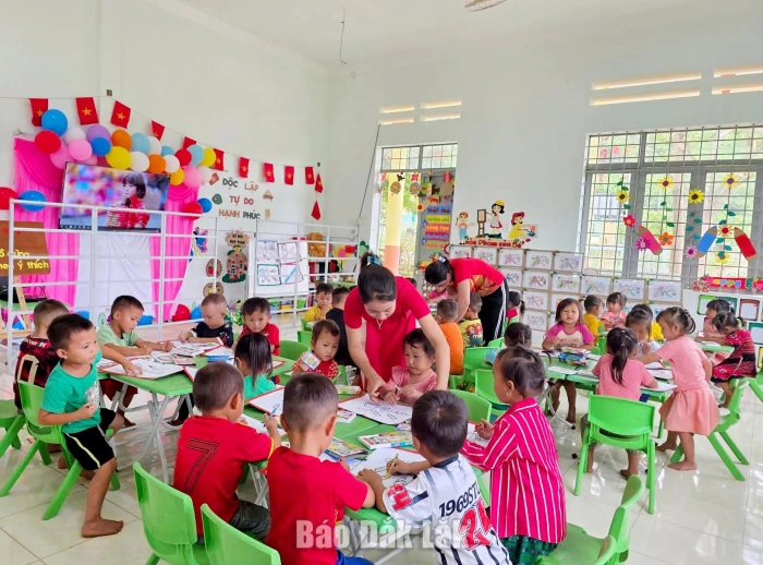 Xã Cư Pui: Chú trọng nâng cao chất lượng dạy và học