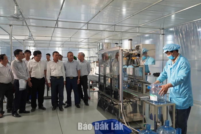 Phó Chủ tịch UBND tỉnh Đào Mỹ kiểm tra tiến độ các dự án công nghiệp