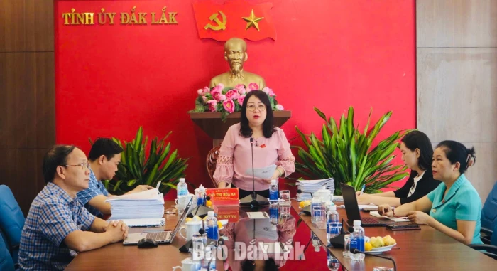 Thường trực HĐND tỉnh tổ chức phiên họp định kỳ lần thứ Nhất trong tháng 10 năm 2026