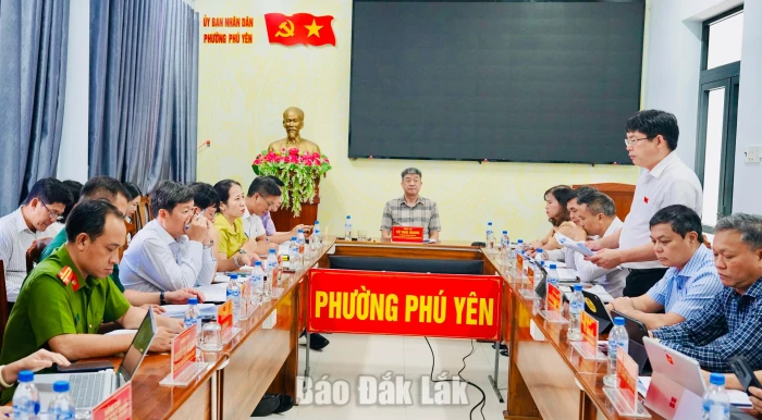 Phường Phú Yên cần tiếp tục chủ động nguồn lực, kiện toàn tổ chức bộ máy