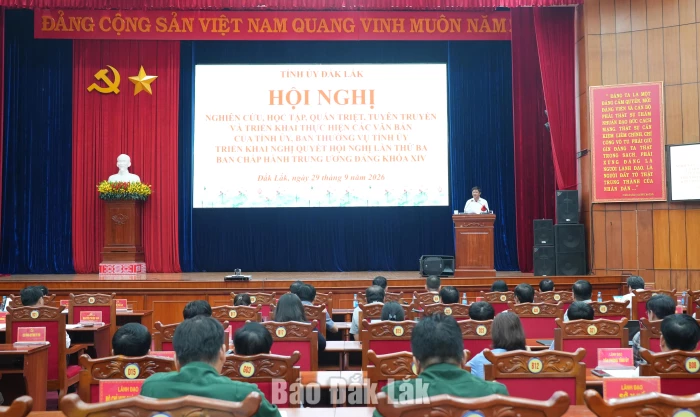 Đắk Lắk triển khai nghiêm túc quy định mới về thi hành Điều lệ Đảng