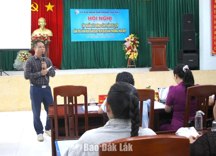 Hòa Hiệp tập huấn xây dựng sản phẩm du lịch gắn với văn hóa bản địa