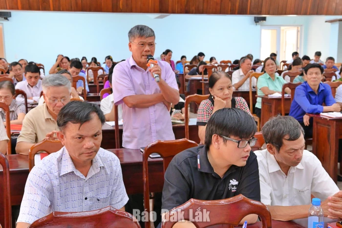 UBND phường Buôn Ma Thuột tổ chức đối thoại với nhân dân