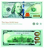 Thiết kế mới của tờ 100 USD.
