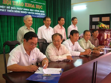 Các đơn vị ký biên bản hợp tác