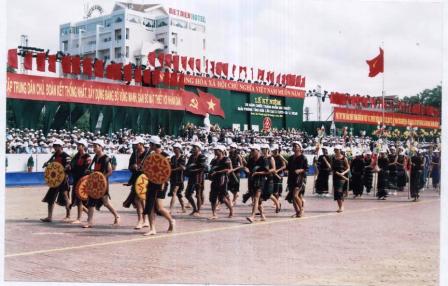 Đồng bào các dân tộc Dak Lak trong ngày hội lớn. (Ảnh: Quang Trung)