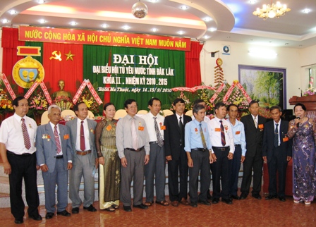 Ra mắt Ban Chấp hành Hội Tù yêu nước tỉnh khóa II, nhiệm kỳ 2010-2015.