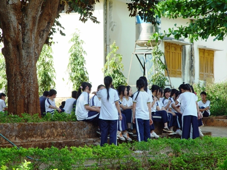 Tuổi học trò luôn lưu dấu nhiều kỷ niệm khó phai. (Ảnh: T.T)