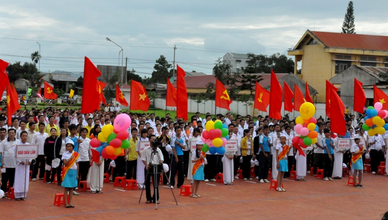 Lễ khai mạc đã được tổ chức khá bài bản và quy mô