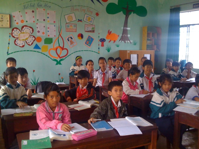 MỘt lớp học thân thiện ở trường tiểu học Trần Phú