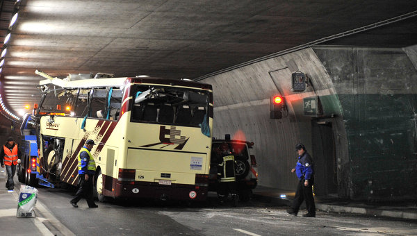 Hiện trường vụ tai nạn. Ảnh: Ria Novosti