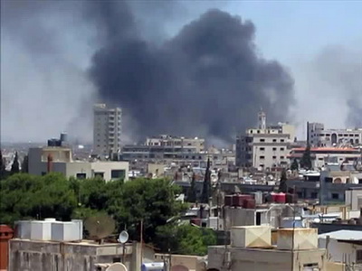                  Syria đang lâm vào tình trạng nội chiến?      (Nguồn: Internet)