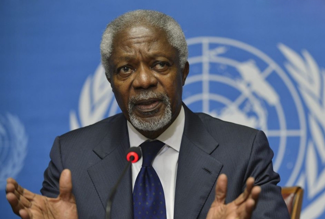 Đặc phái viên của Liên hiệp quốc và Liên đoàn Ảrập Kofi Annan