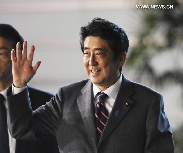 Tân Thủ tướng Nhật Bản Abe Shinzo. Ảnh: Xinhua