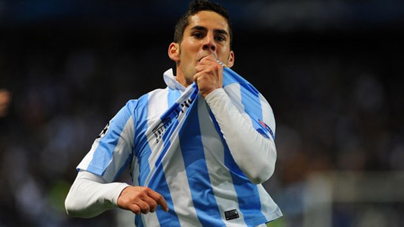 Isco đang là điểm tựa vững chắc của Malaga