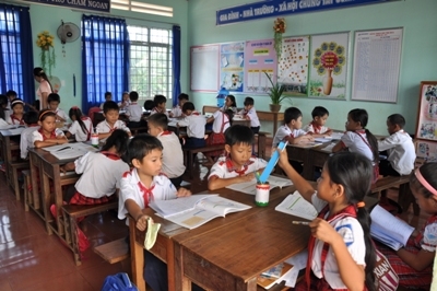 Một lớp học theo Mô hình trường học mới tại huyện Krông Ana.