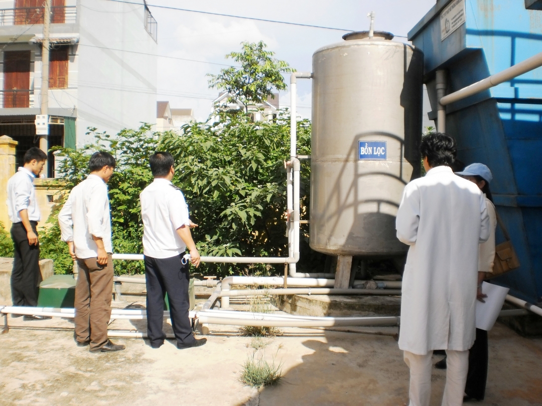 Hệ thống  xử lý  nước thải  của  Bệnh viện  Đa khoa  TP. Buôn Ma Thuột  bảo đảm  các  tiêu chuẩn trước khi  xả thải ra môi trường.