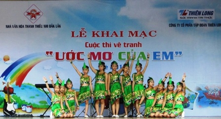 Một tiết mục văn nghệ tại Lễ khai mạc.