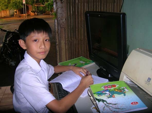 Cậu học trò Nguyễn Đắc Long.