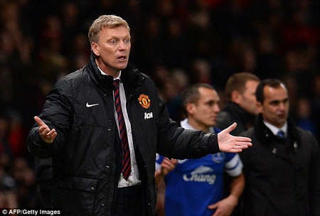 HLV David Moyes vẫn chưa thể hiện được nhiều khi cầm quân tại Old Trafford
