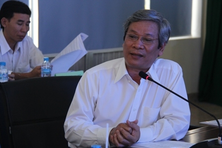 Đại diện lãnh đạo Sở GD-ĐT Khánh Hòa chia sẻ kinh nghiệm 