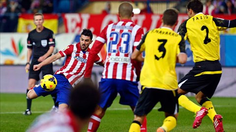 Atletico bỏ lỡ cơ hội lên đỉnh một cách đáng tiếc