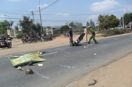 Hiện trường vụ tai nạn