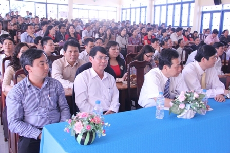 Các đại biểu tham dự Lể bế mạc Hội thi