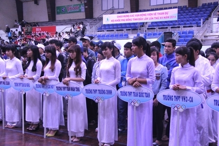 Các đoàn tham dự Lễ khai mạc
