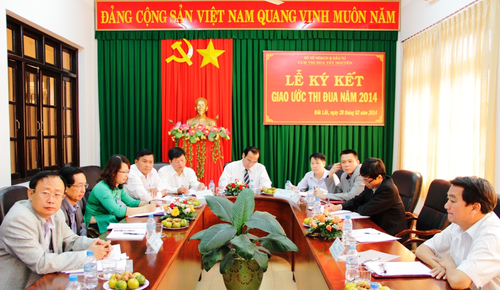 Quang cảnh buổi Lễ ký kết.