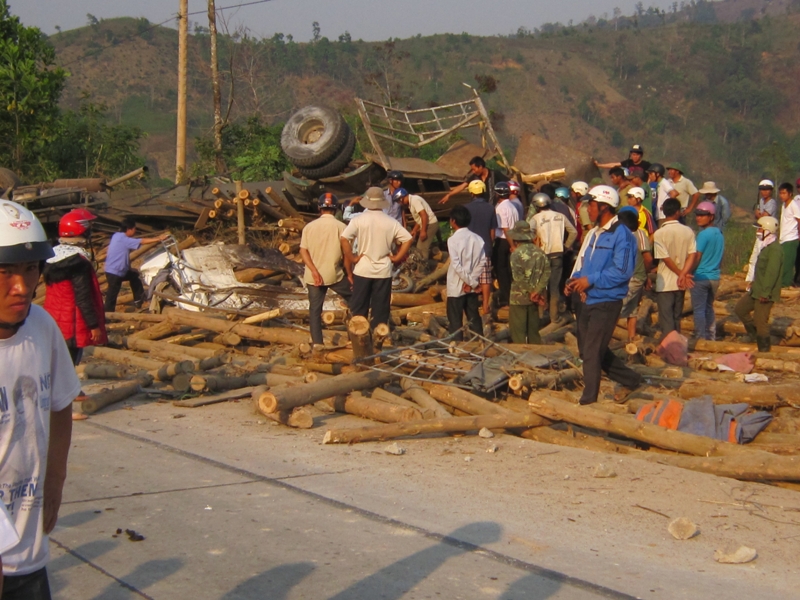 Hiện trường vụ tai nạn