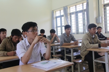 Thí sinh dự thi khối A Trường Đại học Tây Nguyên năm 2014