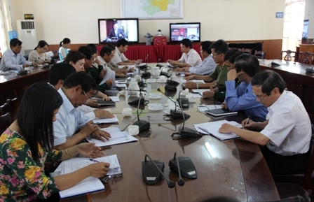 Các đại biểu tham dự Hội nghị tại diểm cầu Dak Lak