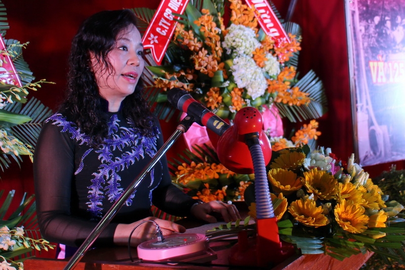 Cục trưởng Cục Điện ảnh Ngô Phương Lan phát biểu khai mạc Tuần phim Việt Nam tại Dak Lak